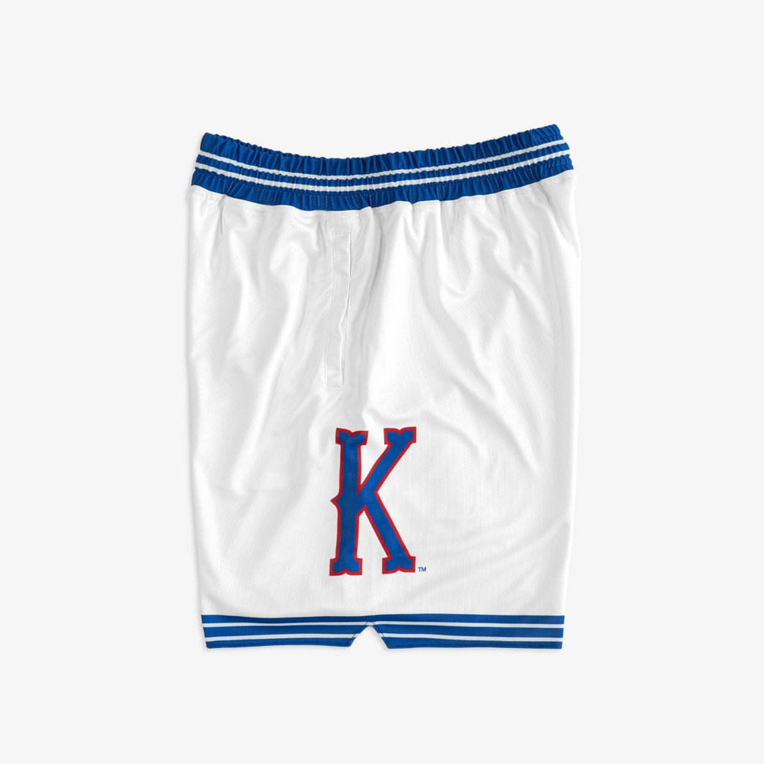 Kansas Jayhawks 1985 - 1986 Retro Shorts (Home) - SLAM Goods