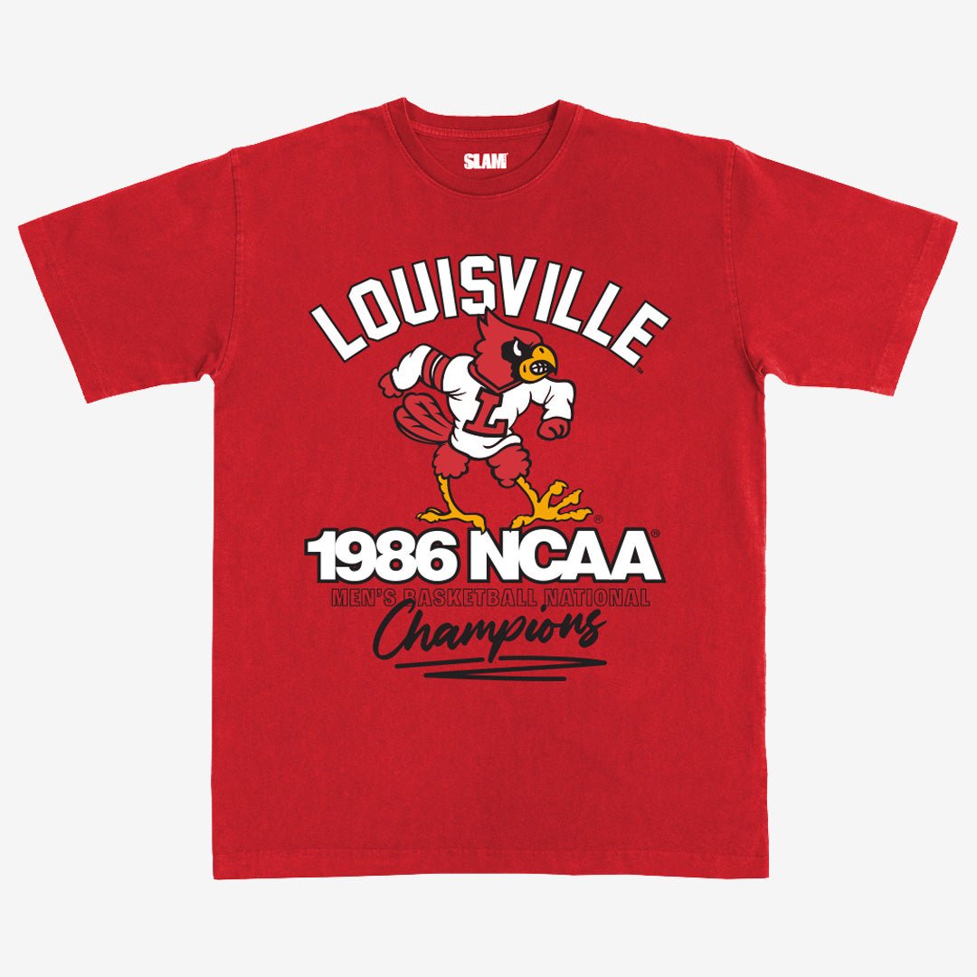 Louisville '86 National Champions Heavy Tee - SLAM Goods