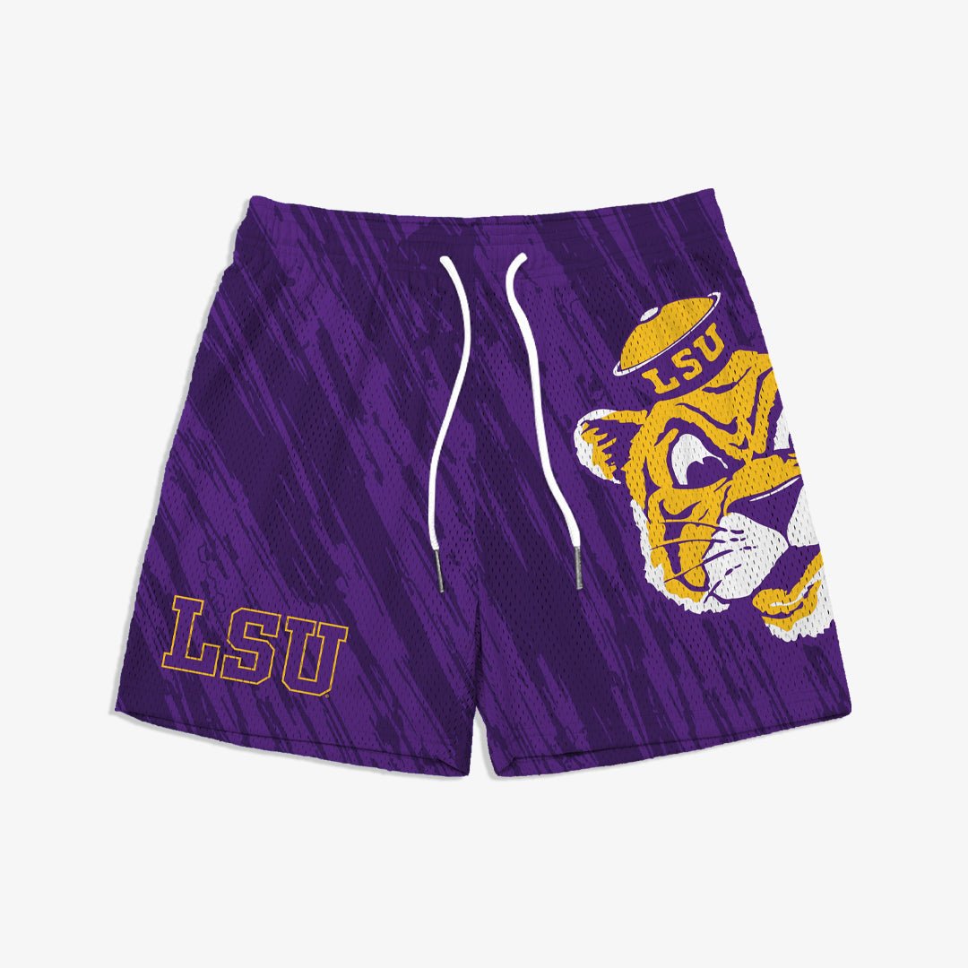 LSU Dual Logo Fundamental Shorts - SLAM Goods