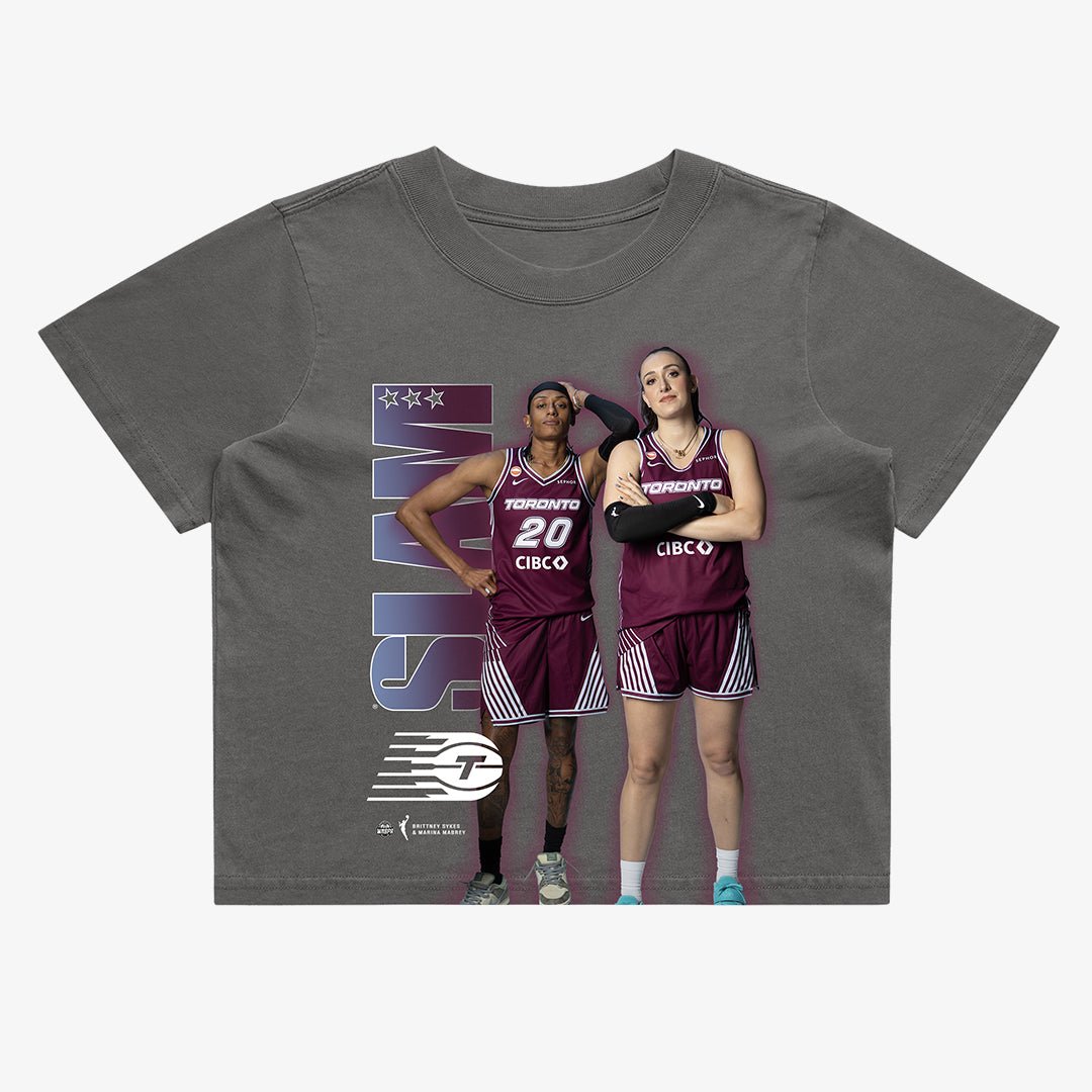 Marina Mabrey + Brittney Sykes Remix Crop Tee (SLAM 262) - SLAM Goods