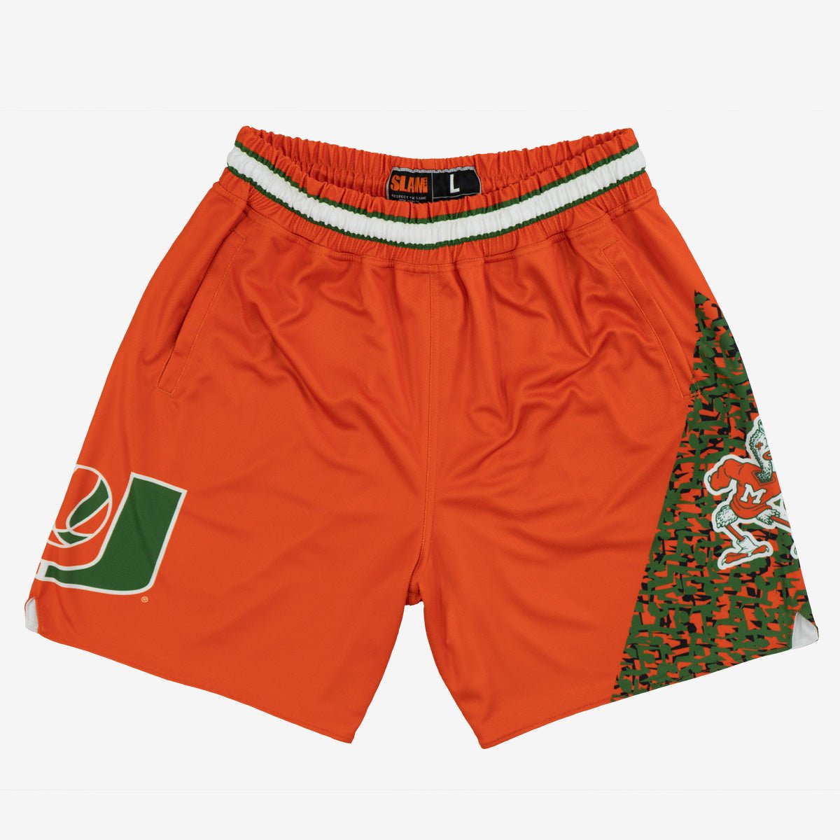 Miami Hurricanes 1994 - 1995 Retro Shorts (Away) - SLAM Goods