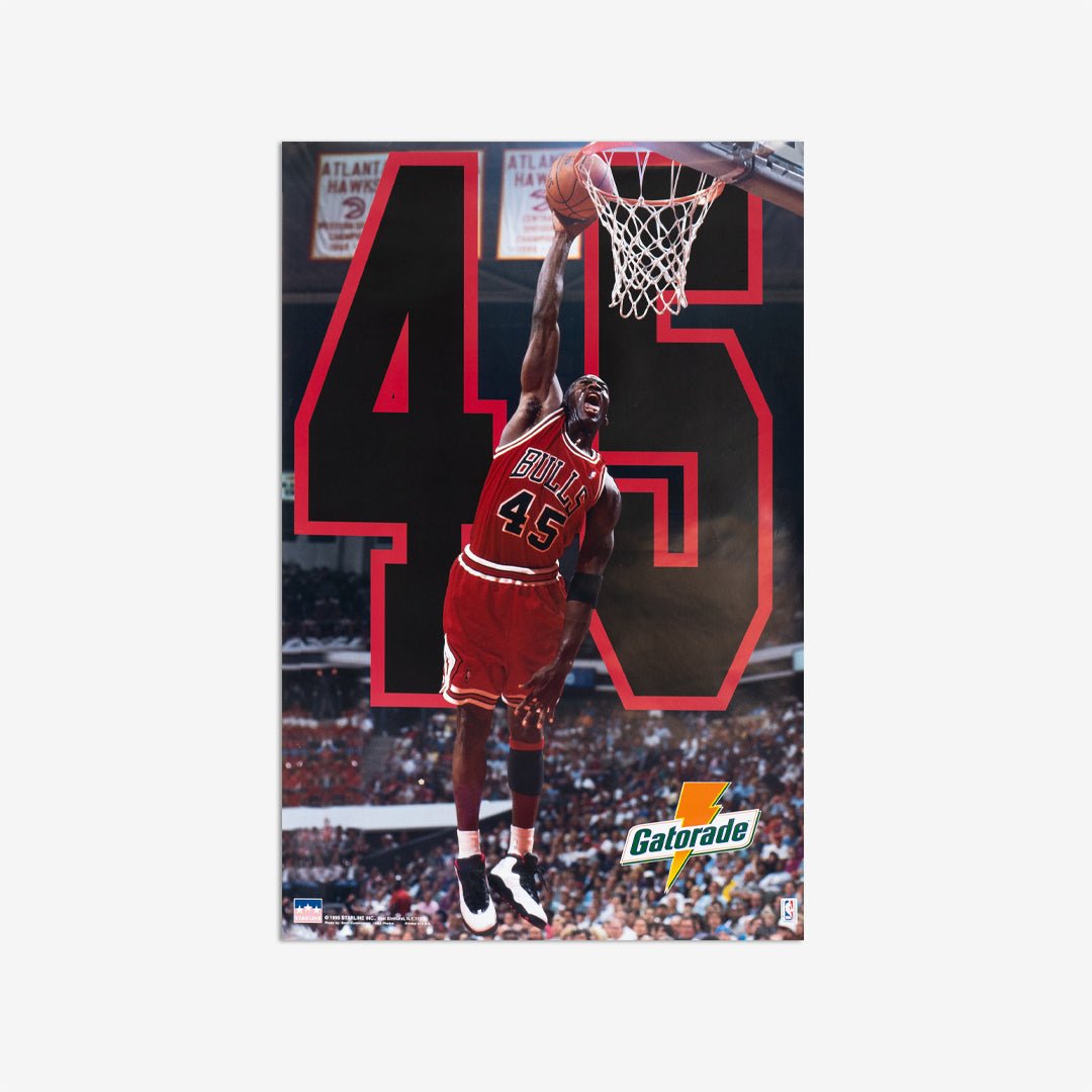 Michael Jordan '45' Vintage Poster - SLAM Goods