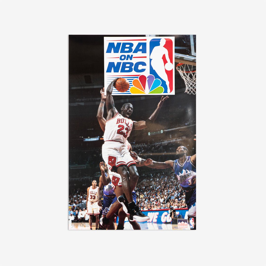 Michael Jordan 'NBA on NBC' Vintage Poster - SLAM Goods