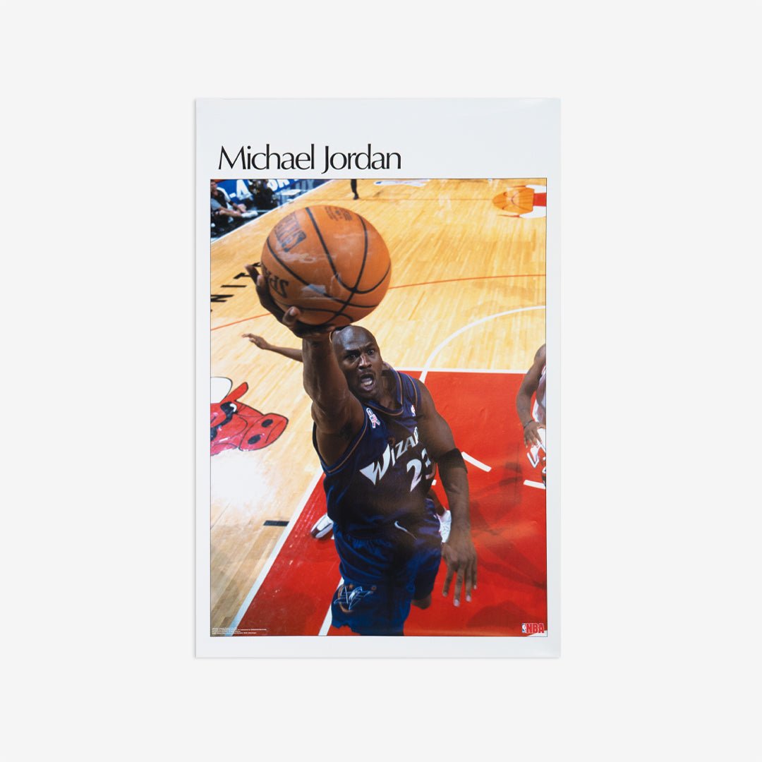 Michael Jordan Wizards 2002 Vintage Poster - SLAM Goods