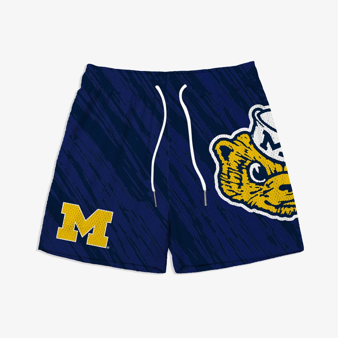 Michigan Dual Logo Fundamental Shorts - SLAM Goods