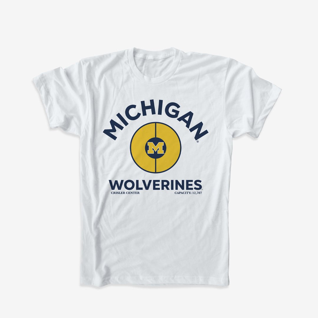 Michigan Half Court Vintage Tee - SLAM Goods