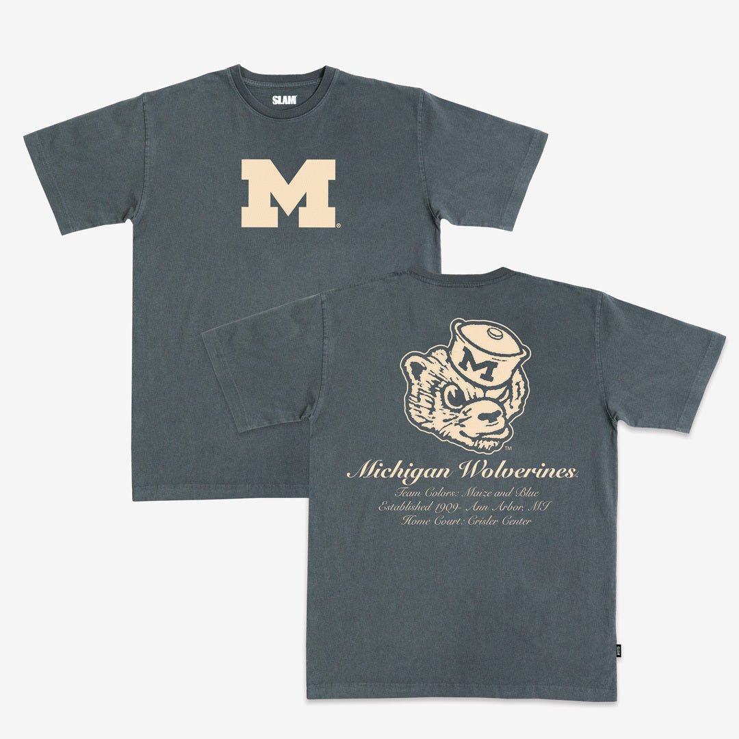 Michigan Homecourt Heavy Tee - SLAM Goods