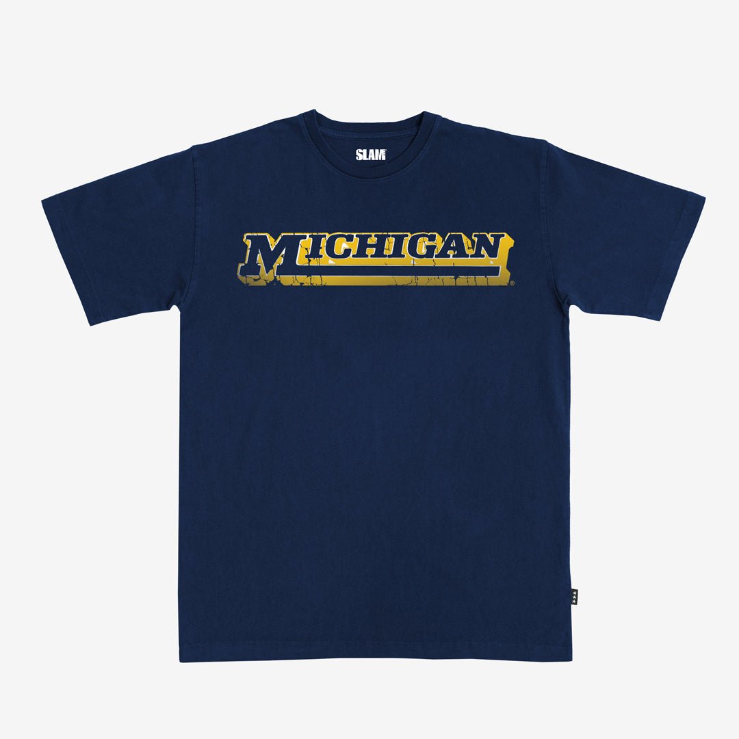 Michigan Logo Heavy Tee - SLAM Goods