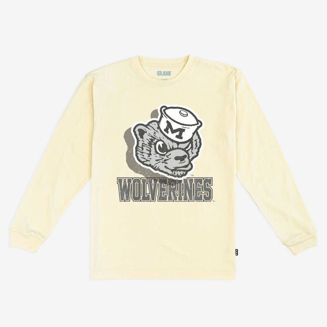 Michigan Monochromatic L/S Tee - SLAM Goods