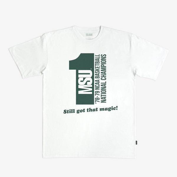 Michigan State '79 Champs Tee White / M