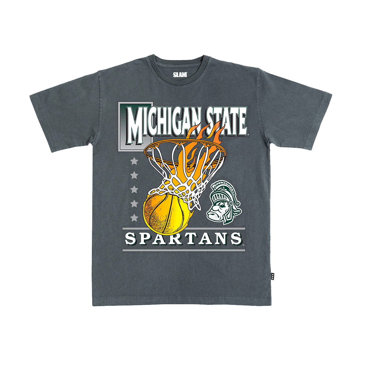 Michigan State Hoops Heavy Tee - SLAM Goods