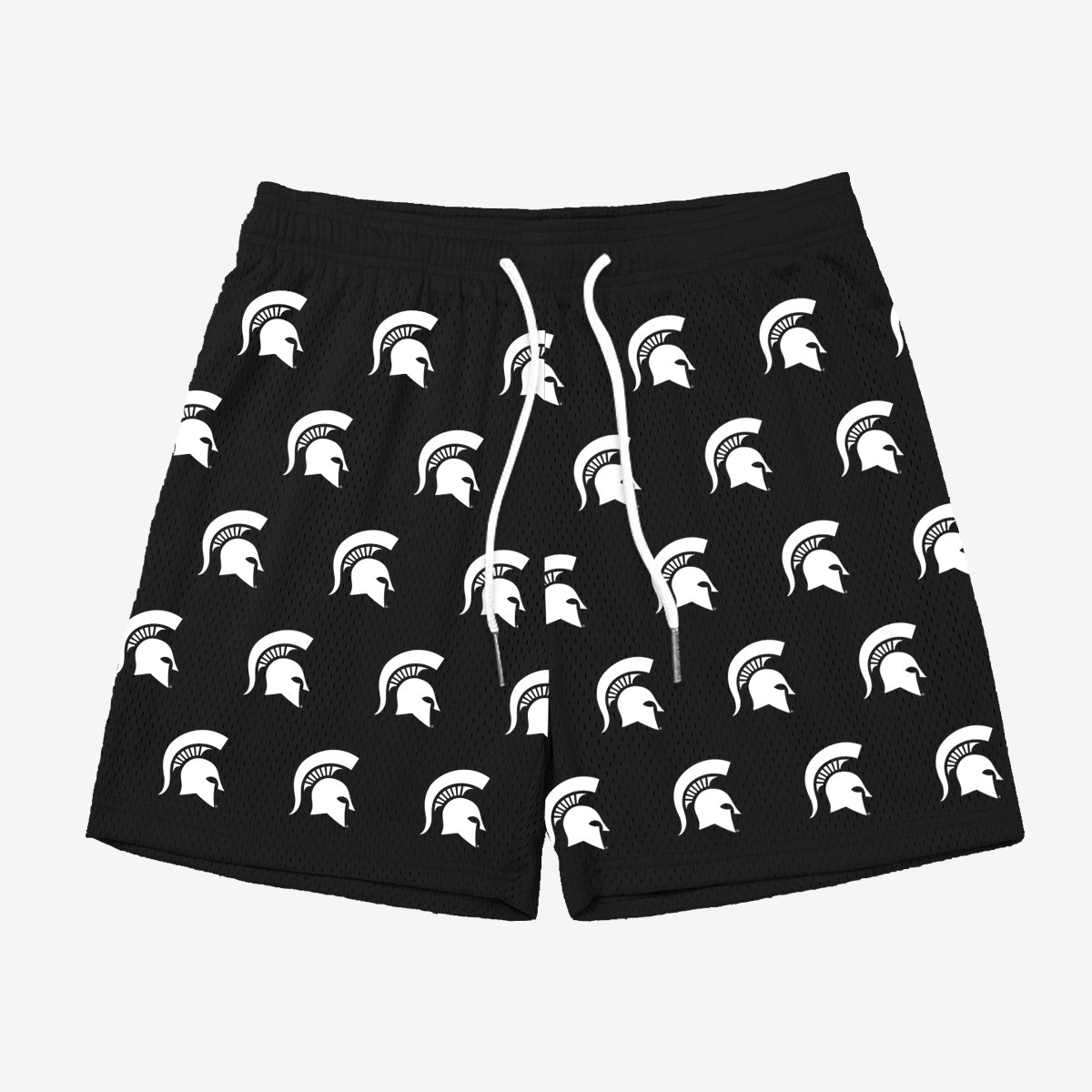 Michigan State Monochromatic All - Over Logo Shorts - SLAM Goods