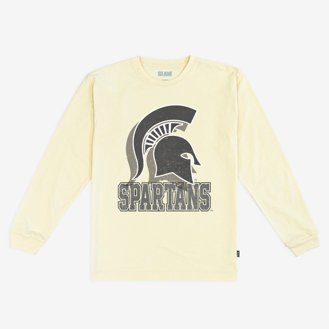 Michigan State Monochromatic L/S Tee - SLAM Goods