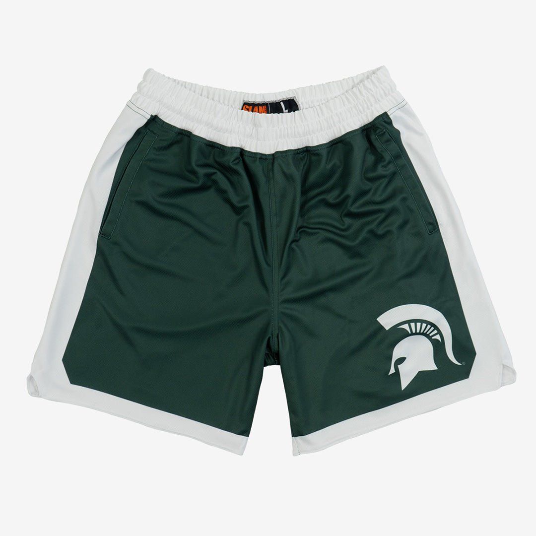 Michigan State Spartans 1985 - 1986 Retro Shorts (Away) - SLAM Goods