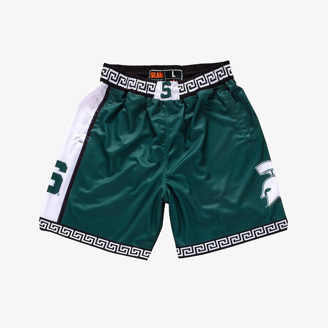 Michigan State Spartans 1999 - 2000 Retro Shorts (Away) - SLAM Goods