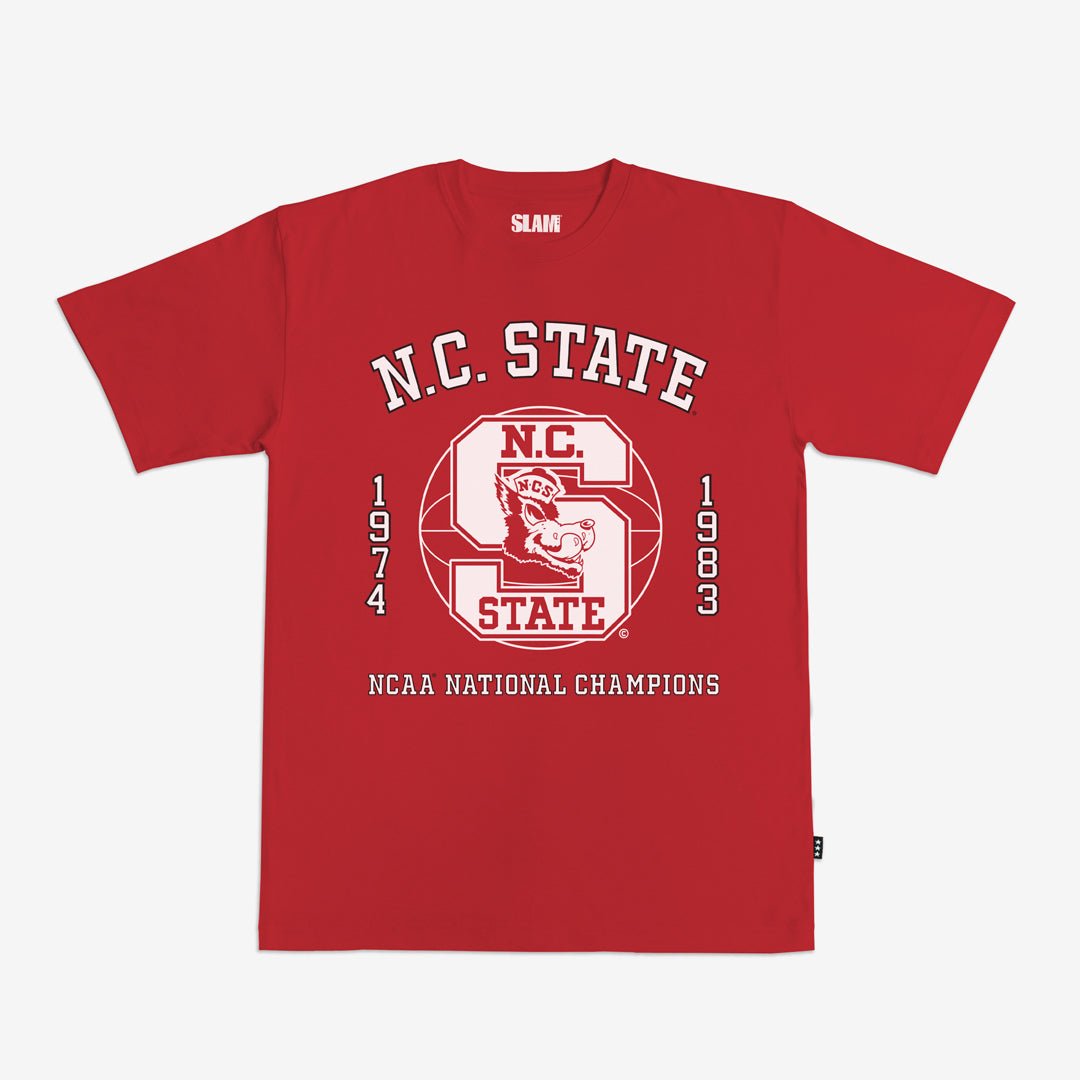 NC State '74 / '83 National Champs Tee - SLAM Goods