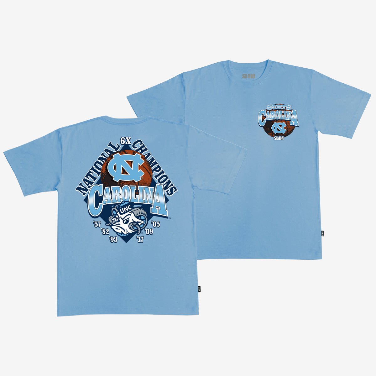 North Carolina 6x National Champs Heavy Tee - SLAM Goods