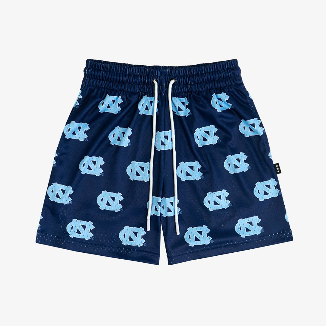 North Carolina All Over Logo Shorts - SLAM Goods