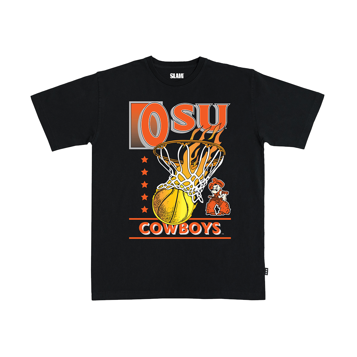 Oklahoma State Hoops Vault Heavy Tee - SLAM Goods