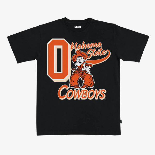 Oklahoma State Letter Heavy Tee