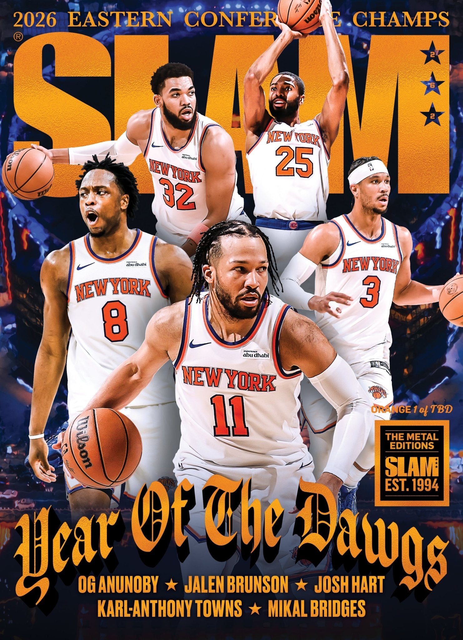 ORANGE METAL: SLAM 262: New York Knicks Magazine (d/TBD) - SLAM Goods