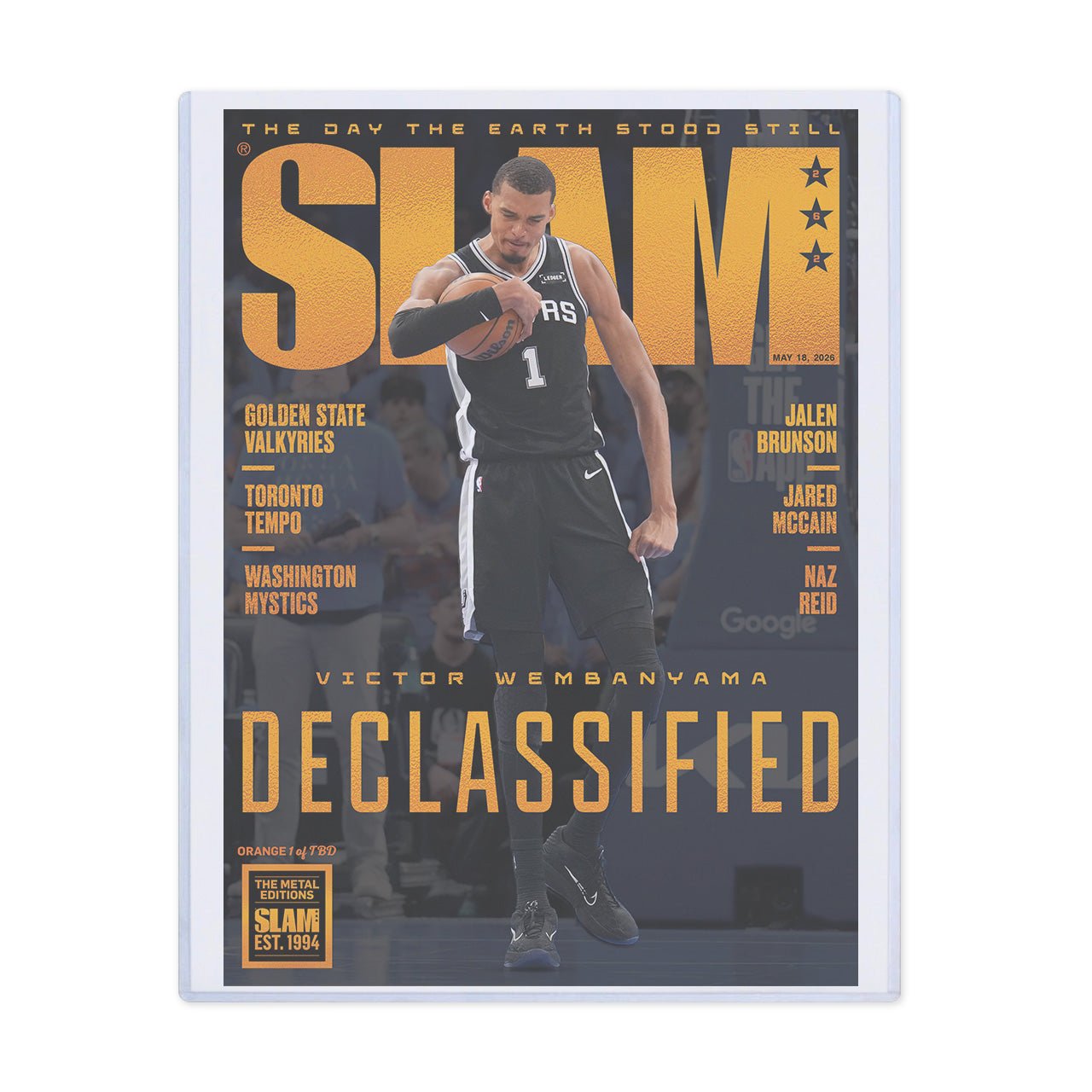 ORANGE METAL: SLAM 262: Victor Wembanyama Magazine (d/TBD) - SLAM Goods