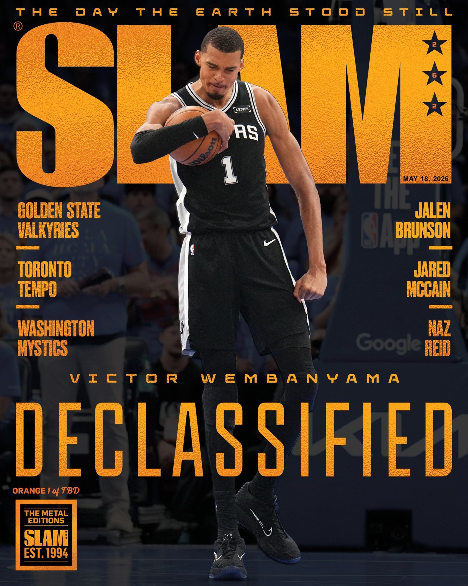 ORANGE METAL: SLAM 262: Victor Wembanyama Magazine (d/TBD) - SLAM Goods