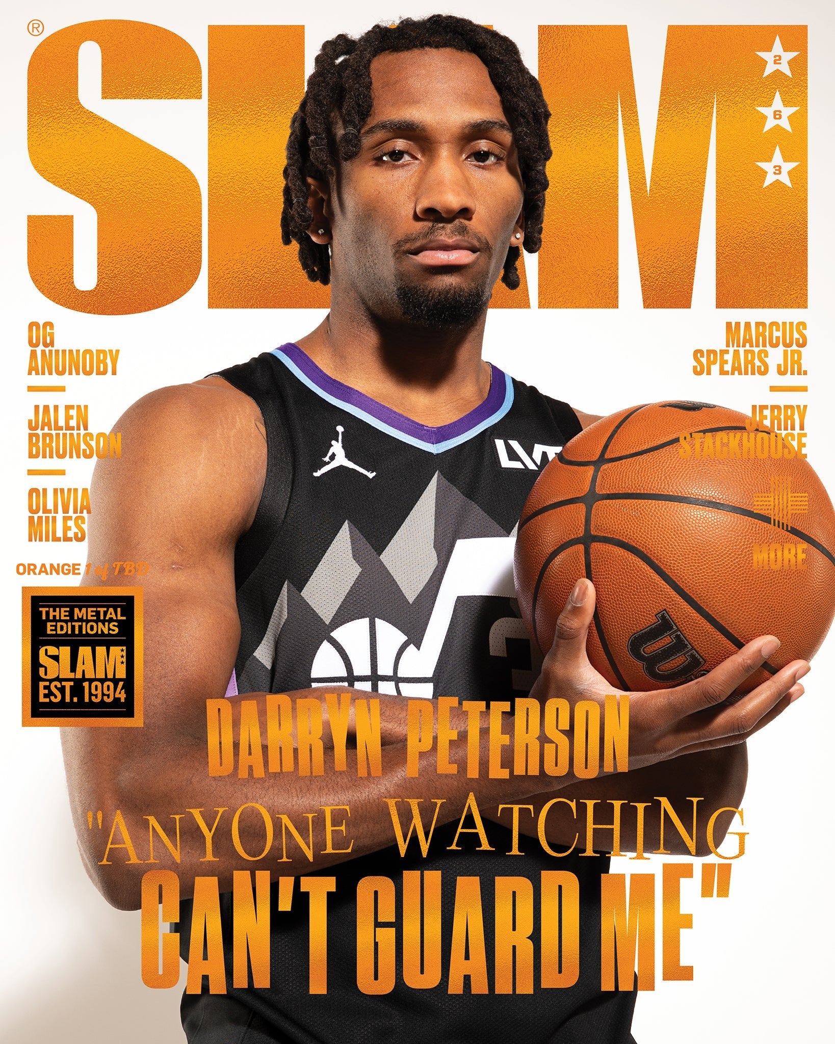 ORANGE METAL: SLAM 263: Darryn Peterson Magazine (d/TBD) - SLAM Goods