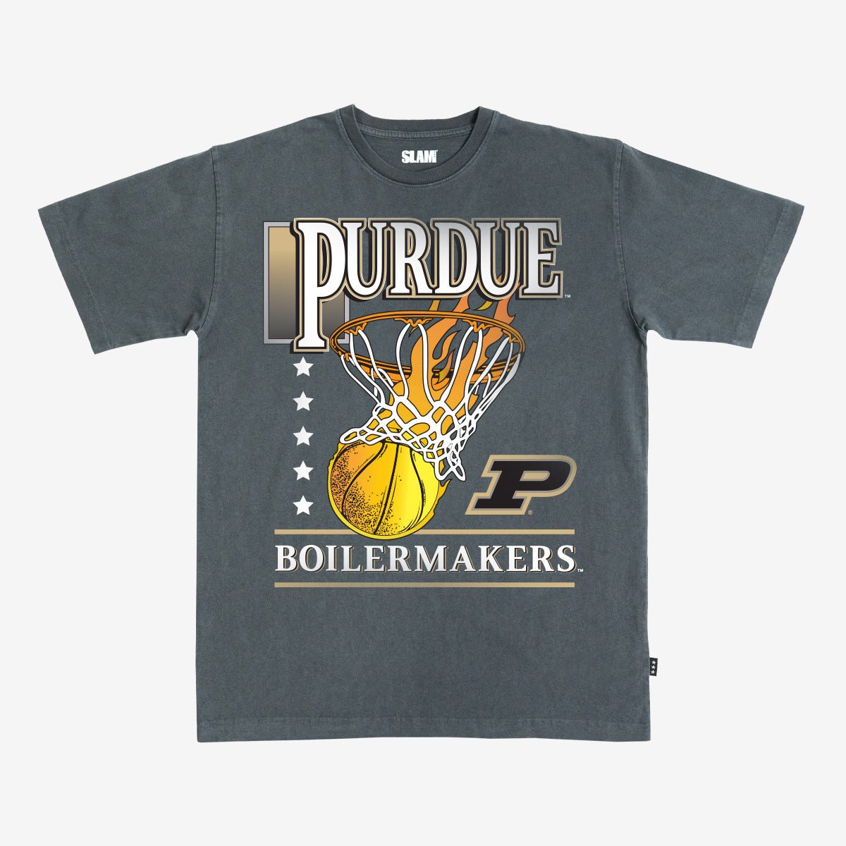 Purdue Hoops Heavy Tee - SLAM Goods