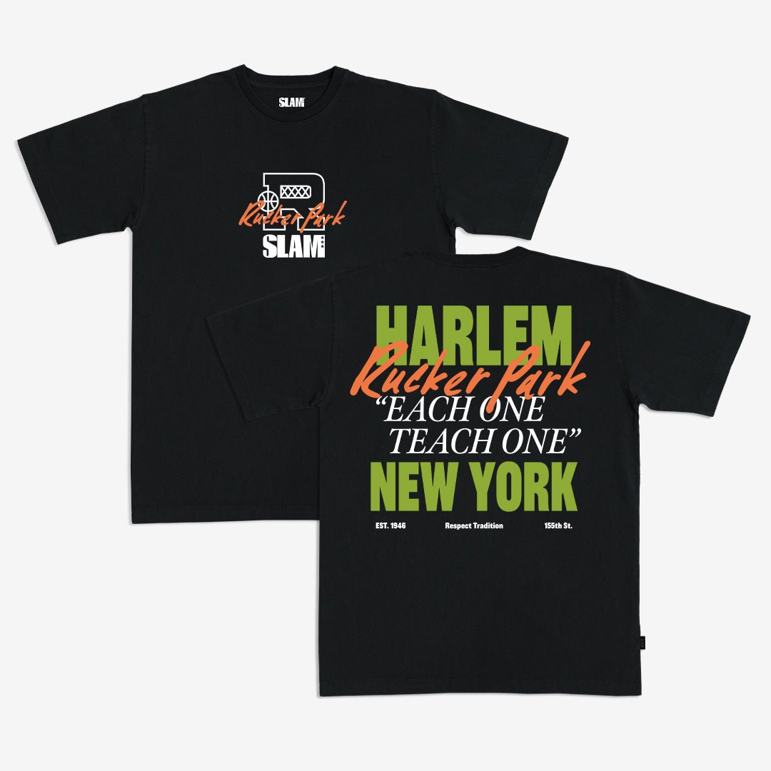 Rucker Park x SLAM 'Each One, Teach One' Heavy Tee - SLAM Goods