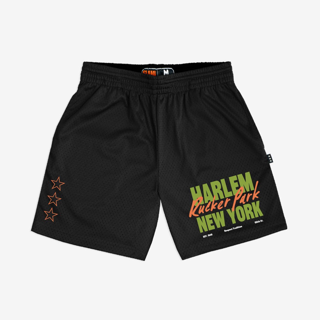 Rucker Park x SLAM 'Respect Tradition' Practice Shorts - SLAM Goods