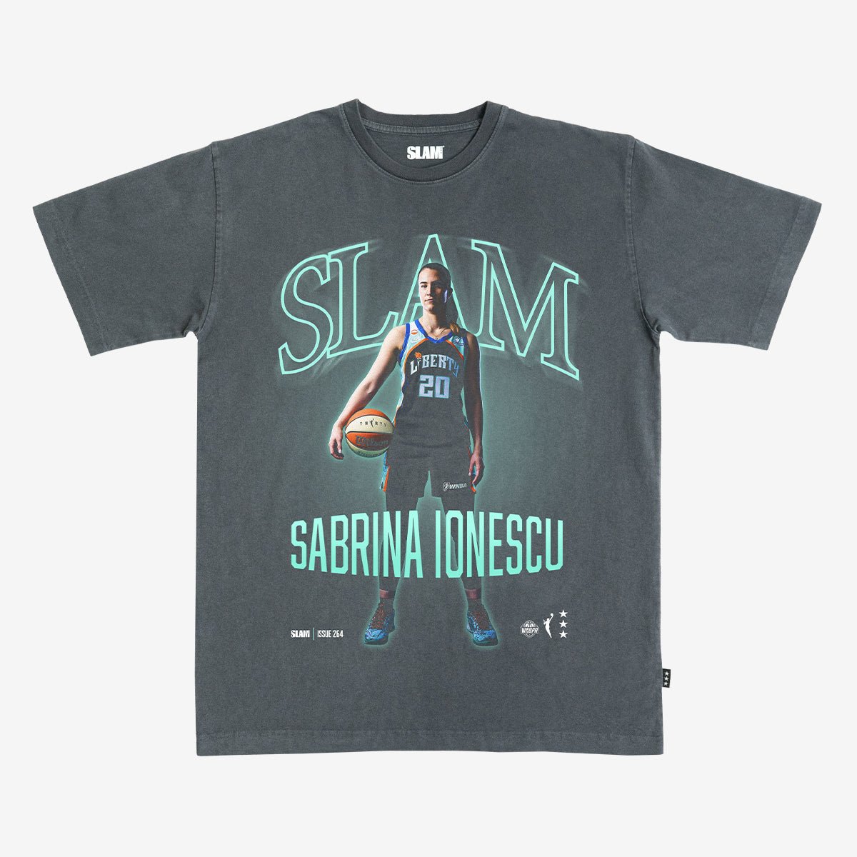 Sabrina Ionescu Remix Heavy Tee (SLAM 264) - SLAM Goods