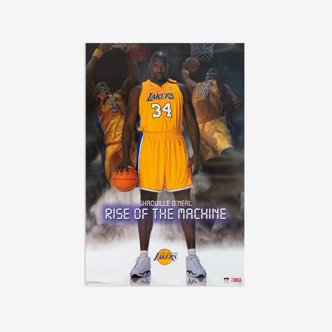 Shaquille O'Neal 'Rise of the Machine' Vintage Poster - SLAM Goods