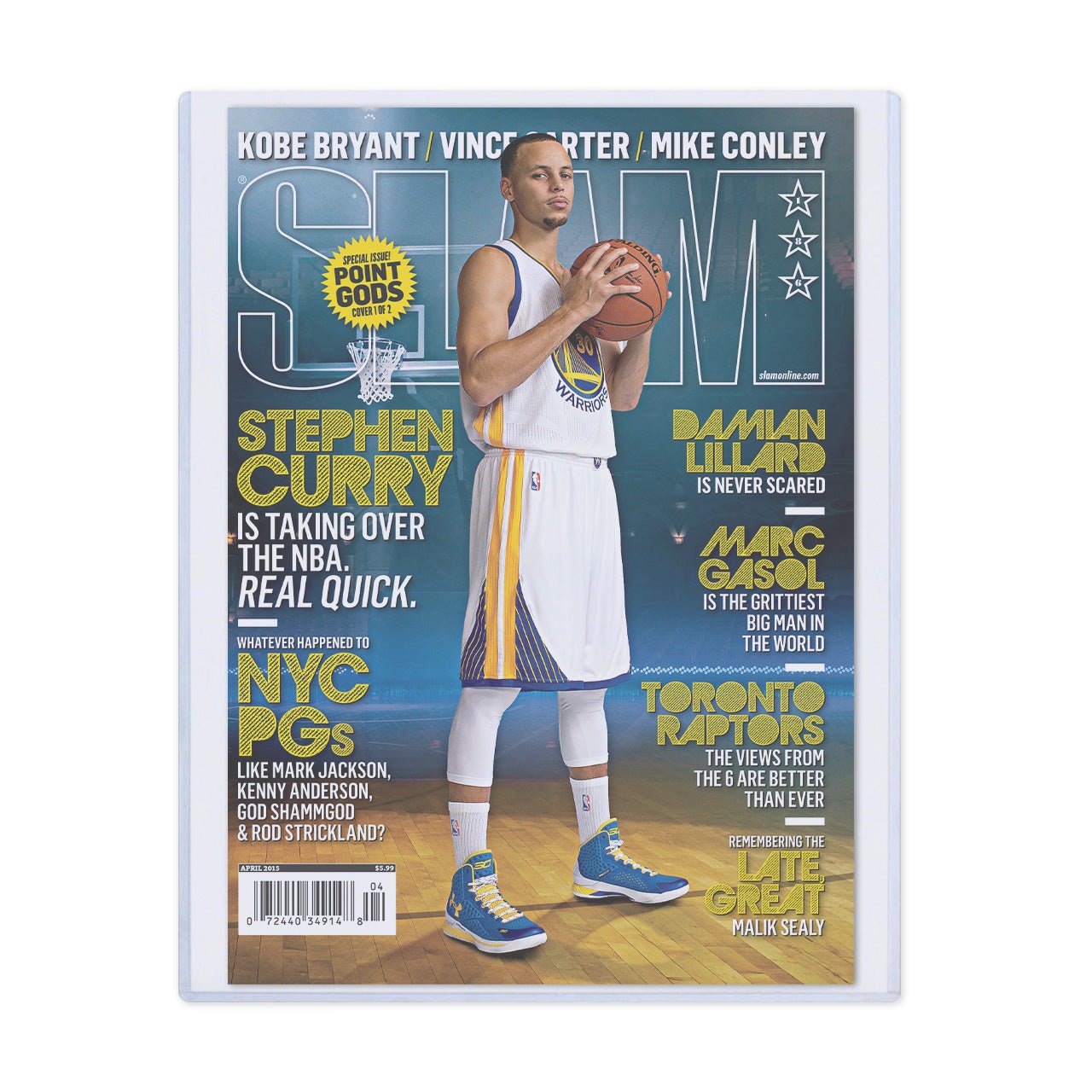 SLAM 186: Stephen Curry (Cover 1 of 2) - SLAM Goods