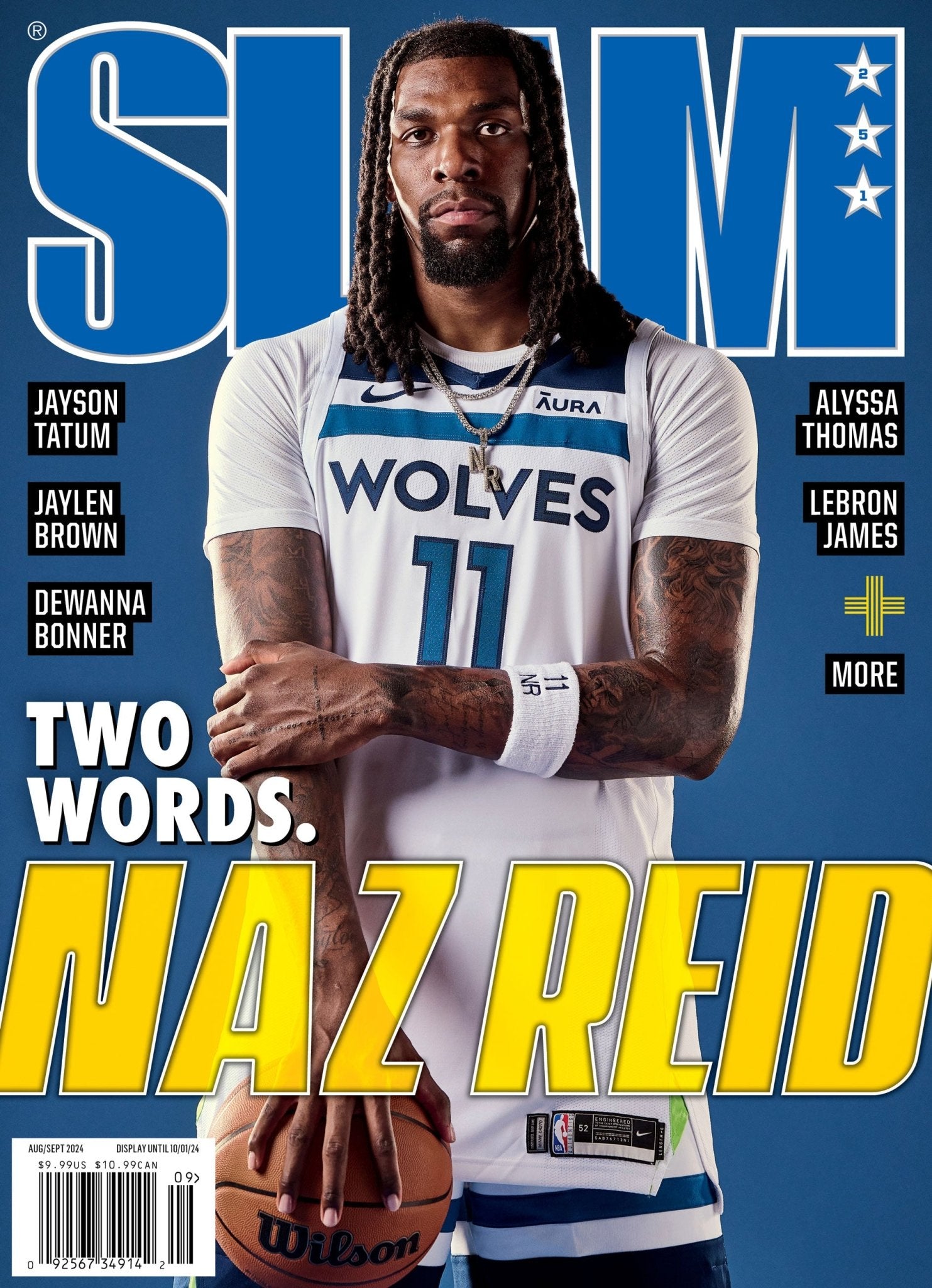 SLAM 251: Naz Reid (Cover 3 of 3) - SLAM Goods