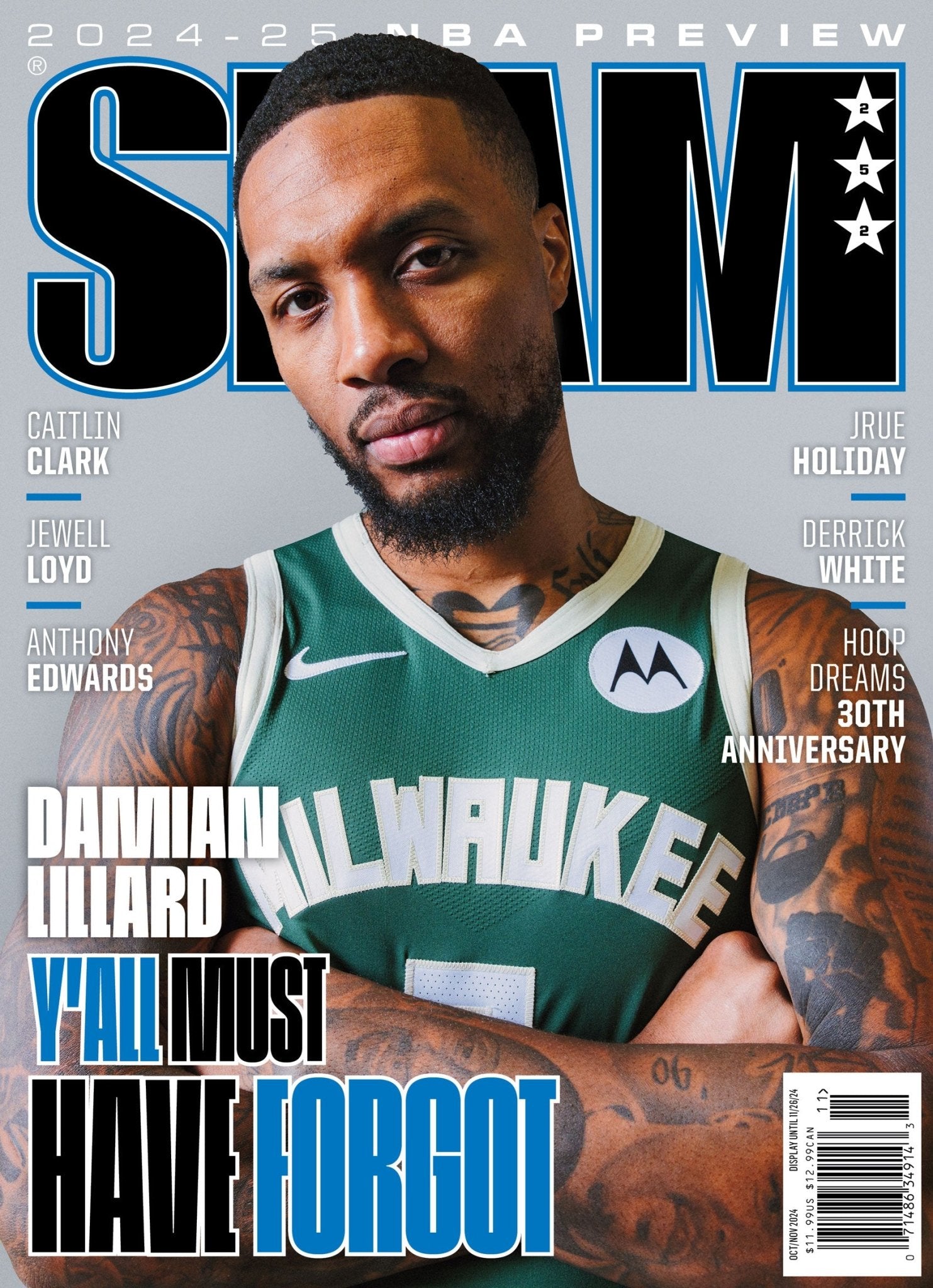 SLAM 252: Damian Lillard (Cover 4 of 4) - SLAM Goods