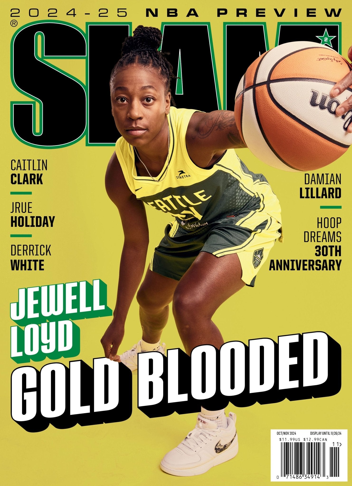 SLAM 252: Jewell Loyd (Cover 1 of 4) - SLAM Goods