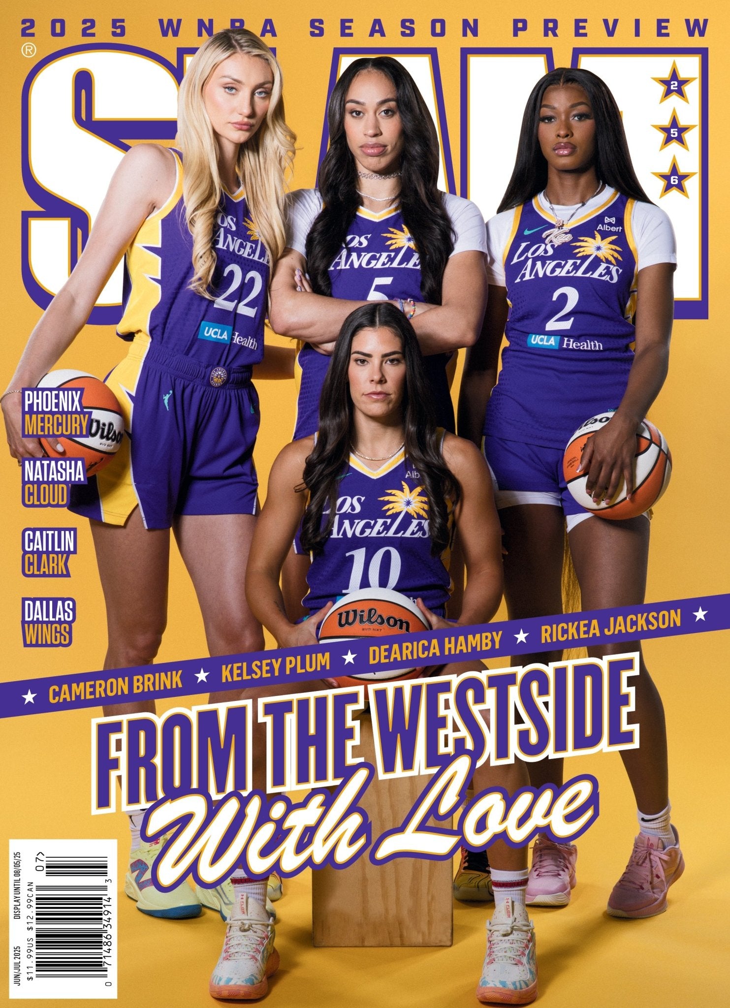 SLAM 256: Los Angeles Sparks Magazine (Cover 5 of 6) - SLAM Goods