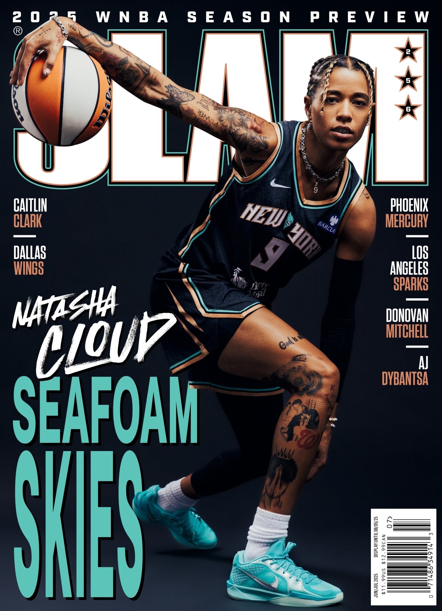 SLAM 256: Natasha Cloud Sparks Magazine (Cover 6 of 6) - SLAM Goods