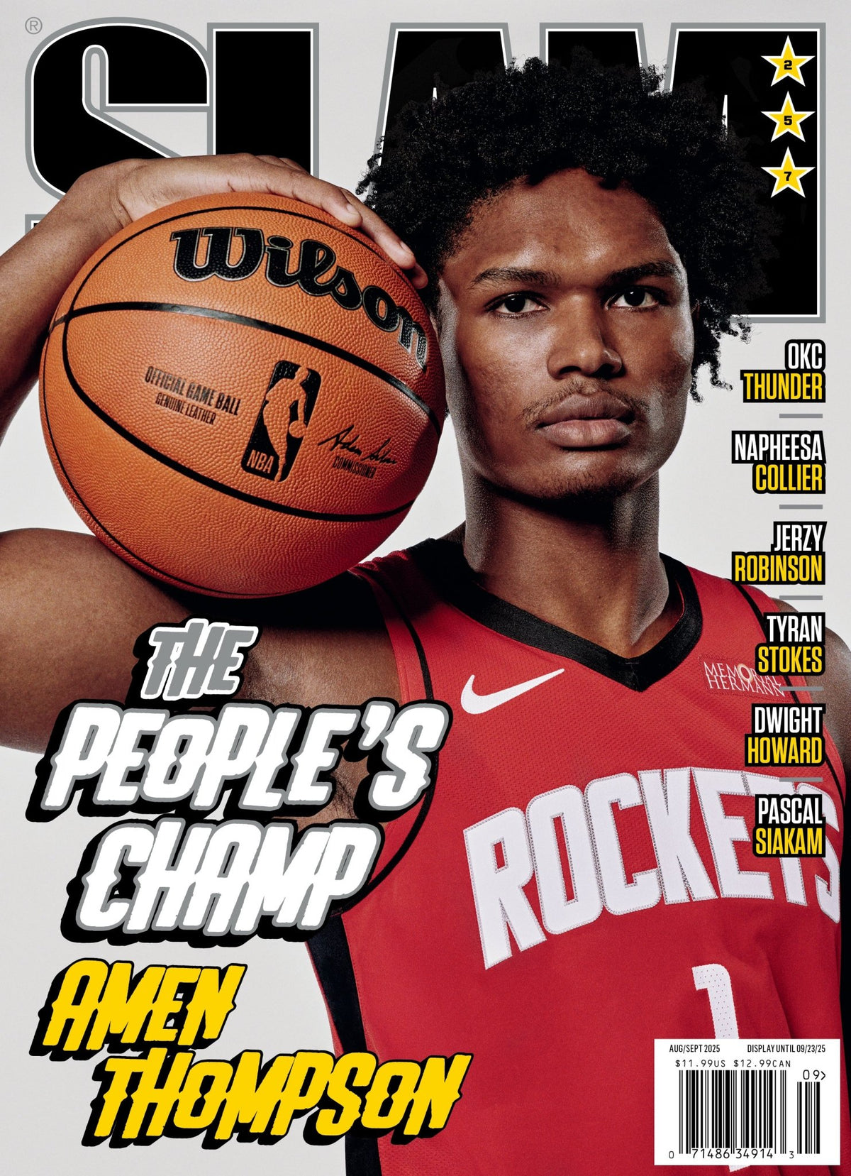 SLAM 257: Amen Thompson Magazine (Cover 4 of 5)