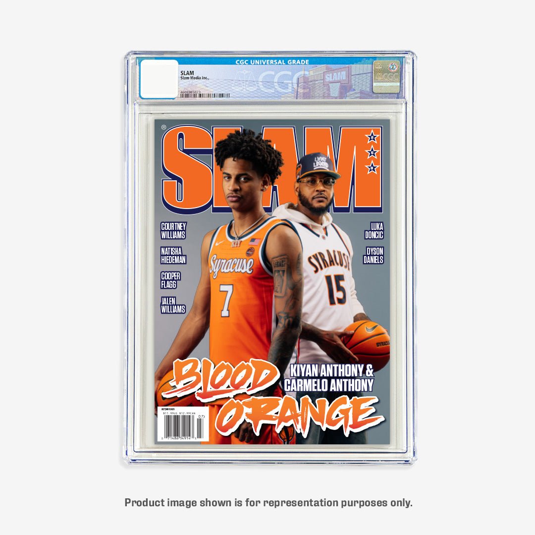 SLAM 258 - Kiyan Anthony and Carmelo Anthony Graded Magazine - SLAM Goods