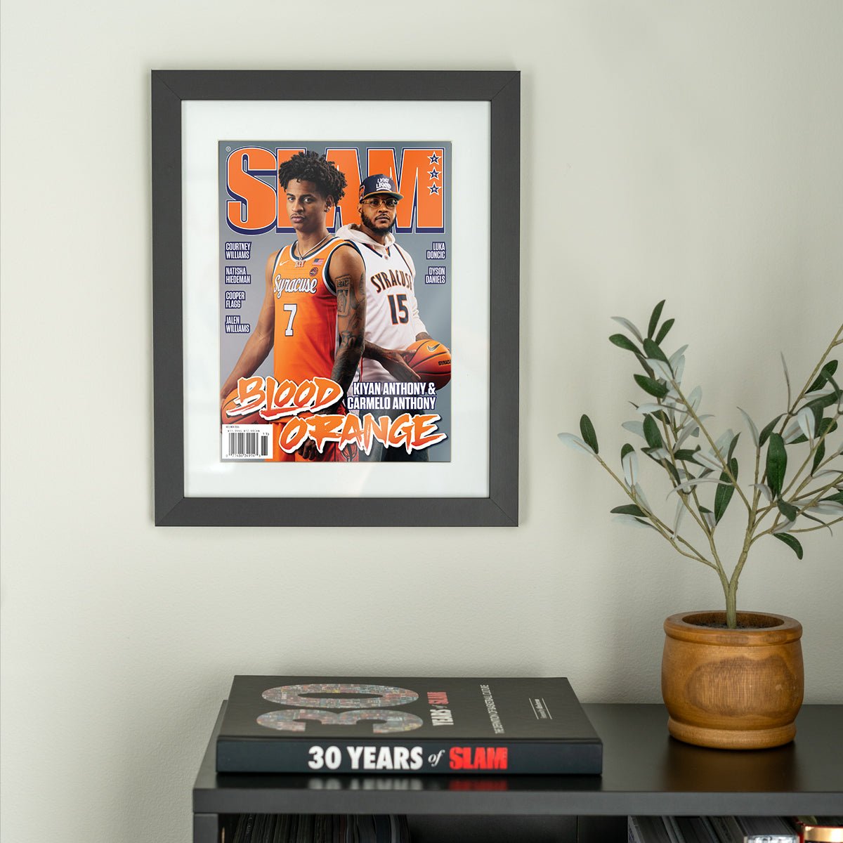 SLAM 258: Kiyan + Carmelo Anthony Magazine (Cover 3 of 4) - SLAM Goods