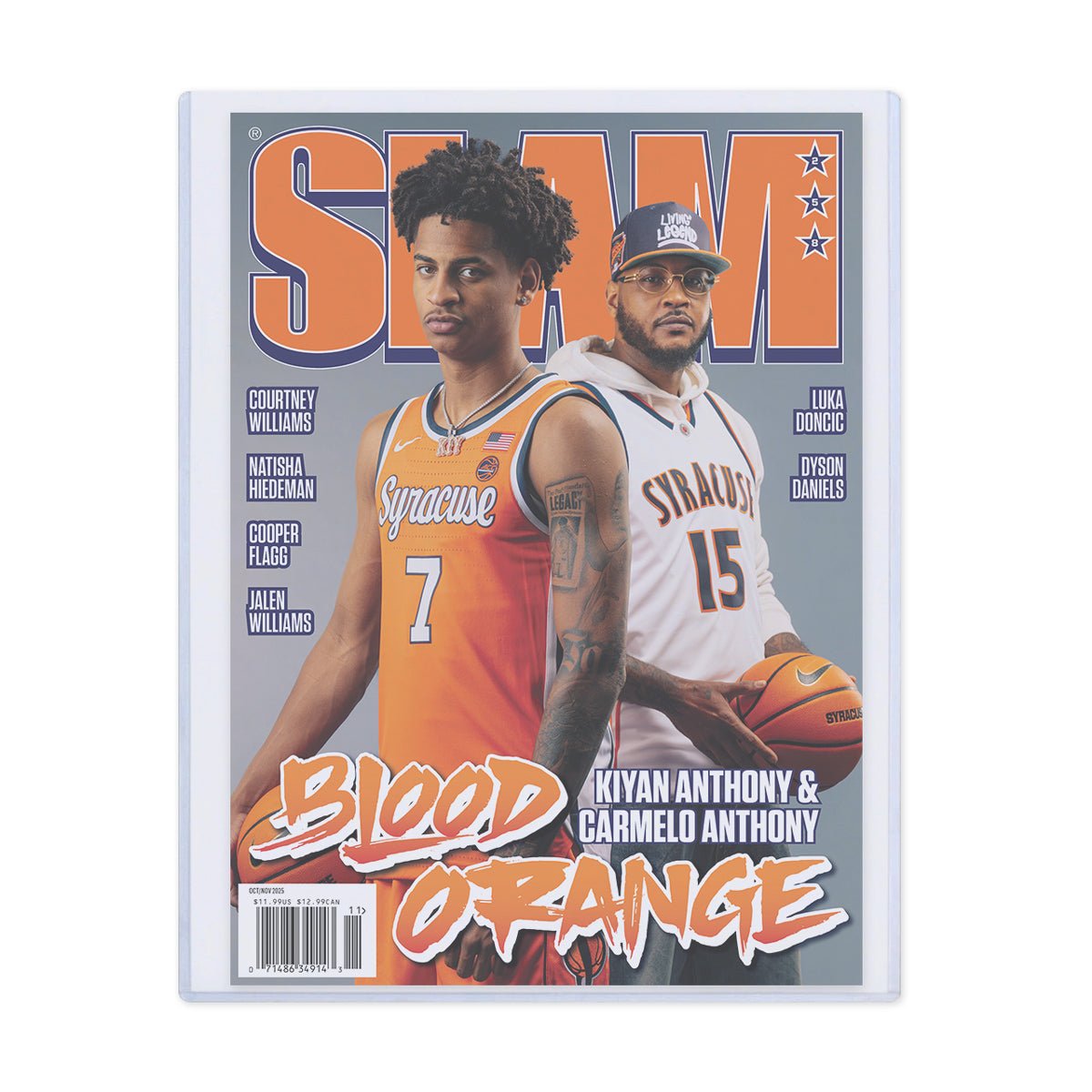 SLAM 258: Kiyan + Carmelo Anthony Magazine (Cover 3 of 4) - SLAM Goods