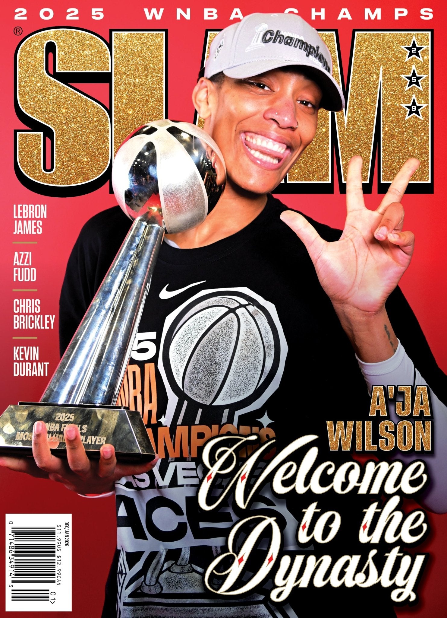 SLAM 259: A'ja Wilson Magazine (Cover 2 of 5) - SLAM Goods