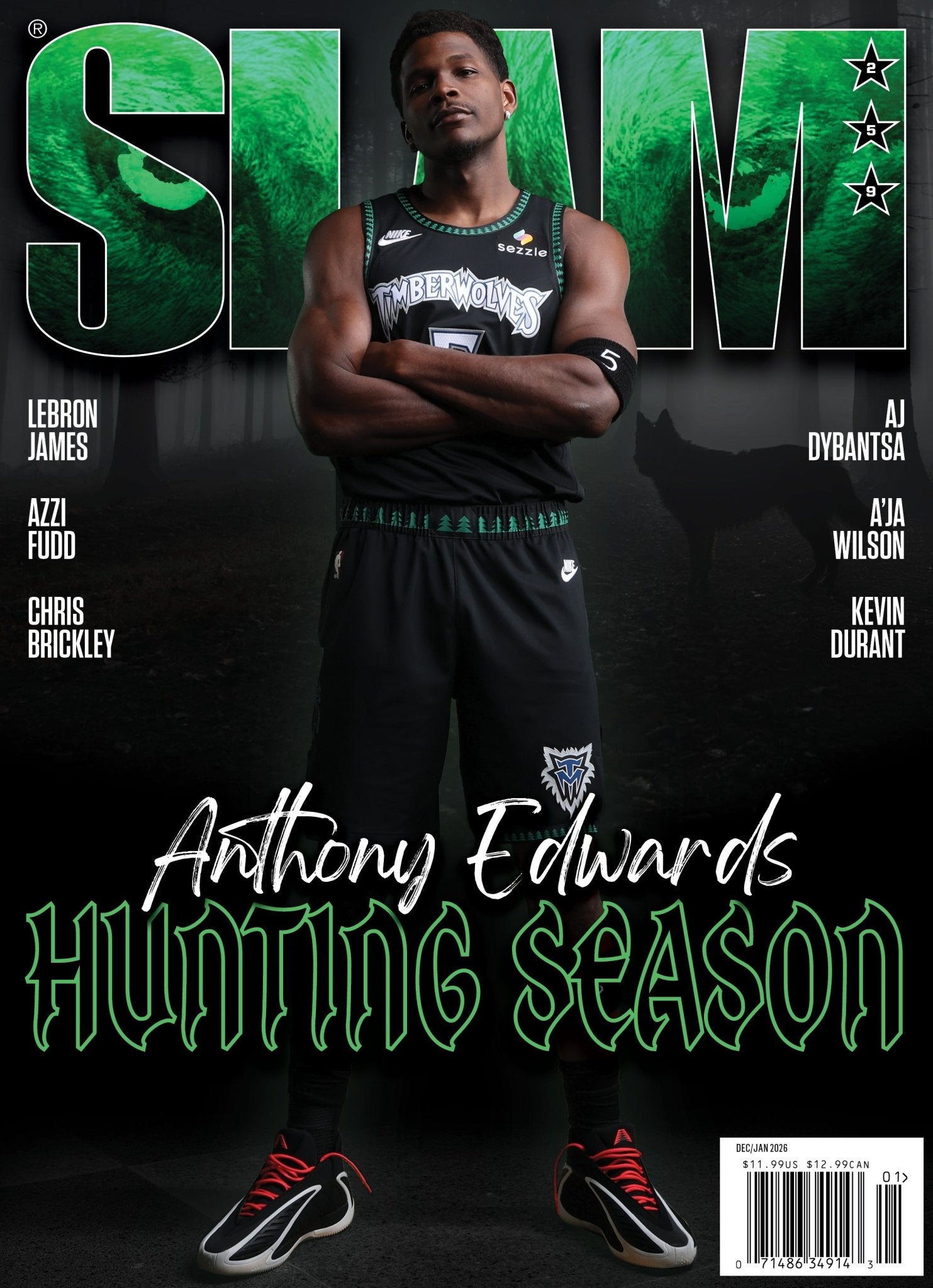 SLAM 259: Anthony Edwards Magazine (Cover 3 of 6) - SLAM Goods