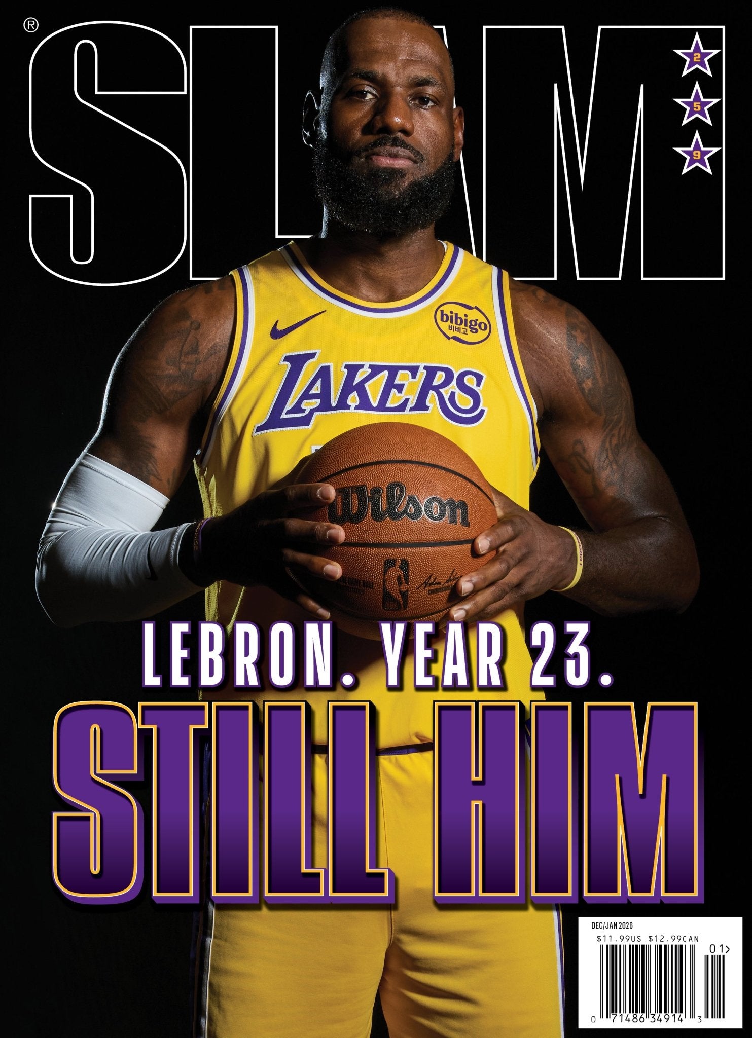 SLAM 259: Lebron James Magazine (Cover 6 of 6) - SLAM Goods