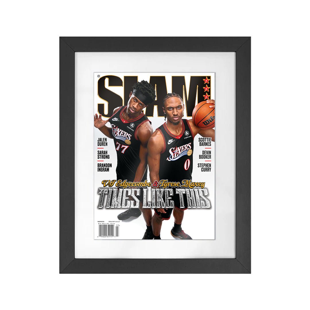 SLAM 260: Tyrese Maxey + VJ Edgecombe Magazine (Cover 2 of 7) - SLAM Goods