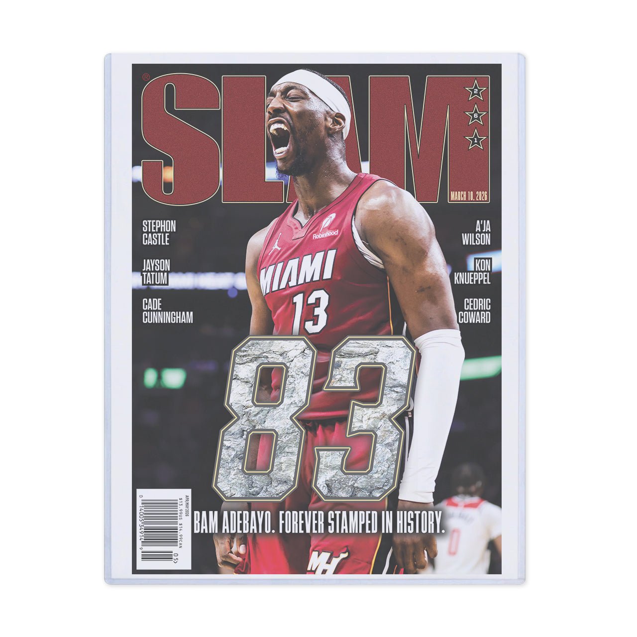 SLAM 261: Bam Adebayo Magazine (Cover 1 of 4) - SLAM Goods