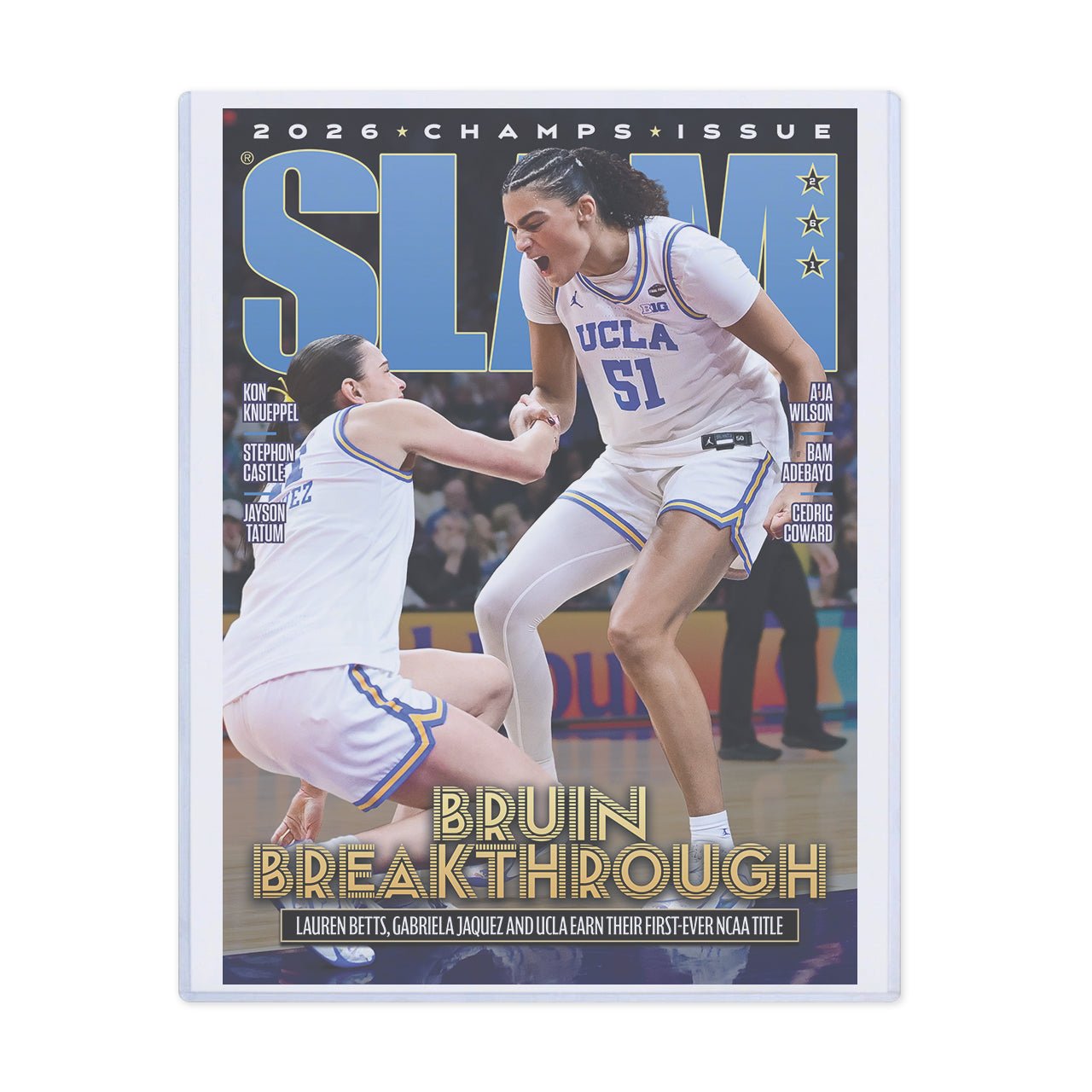 SLAM 261: UCLA '26 Women's National Champions Magazine (Cover 4 of 6)