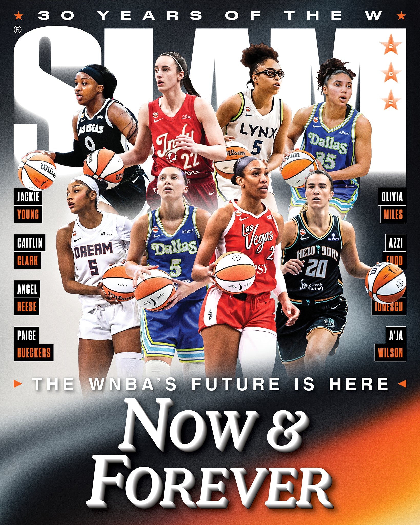 SLAM 262: 30 Years of the WNBA Magazine (Cover 4 of 5) - SLAM Goods